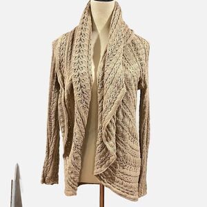 Cynthia Rowley brown knit cardigan
